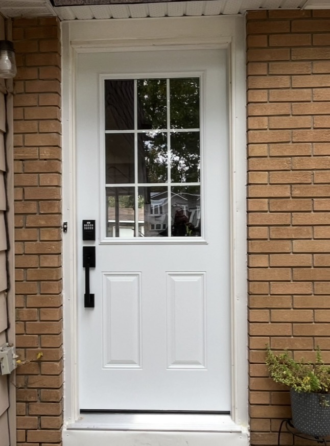 Door and handle set replacement