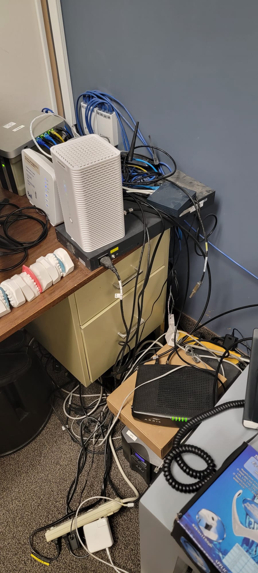 clinic clean up, managed network - Before